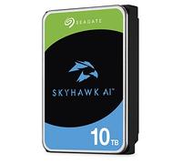 Seagate SkyHawk AI, 10 TB, Hard Disk Interno, Applicazioni Di Sorveglianza, SATA da 6 GBit/s, 3,5", cache da 256 MB, 3 anni Servizi Rescue (ST10000VE0008)