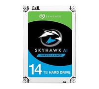Seagate SkyHawk AI, Unità Disco Rigido Interno da 14 TB per Video Fino a 64 Telecamere, 3.5”, 256 MB di Cache, SATA 6 GB/S, Argento, 3 Anni di Servizi Rescue (ST14000VE0008)