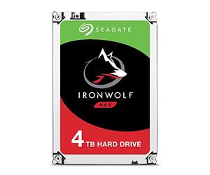 Seagate Technologys ST4000VN008 Iron Wolf NAS HDD 3.5 4TB SATA3 5900rpm 64 MB, argento