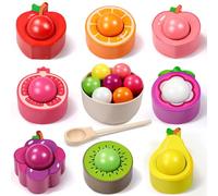 Seagoal Giochi Montessori 1 2 3 Anno, Giochi Bambini 1 2 3 Anni, Palline Colorate per Bambini, Gioco Bambino 1 Anno, Giochi Legno Bambini 1 Anno