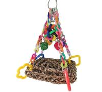 Seagrass Foraggio Giocattolo Colorato Rattan Palla da Masticare Divertimento per