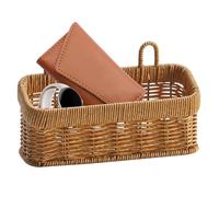 Seagrass Storage Basket - Wall Hangable Fruit Basket | Fruìt Baskeт, Boho Wall Fruit Vegetable Organizer Bin, Storage Baskets Bins For Keys, Sunglasses, Wallets, Toiletries