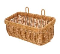 Seagrass Storage Basket - Wall Hangable Fruit Basket | Fruìt Baskeт, Boho Wall Fruit Vegetable Organizer Bin, Storage Baskets Bins For Keys, Sunglasses, Wallets, Toiletries