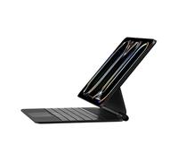 Seagtigau QWERTZ-Layout Magic Keyboard Case per iPad Pro 13 pollici M4 2024/M5 2025, tastiera magnetica con trackpad multi-touch illuminato (mezzanotte, iPad Pro 13 pollici M5/M4)