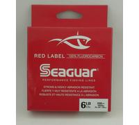 Seaguar Etichetta Rossa, 100% fluorocarbon Unisex, Trasparente, 6-Pounds/200-Yards