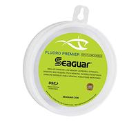 Seaguar Fluoro Premier, Leader per Lenza da Pesca in fluorocarbon Unisex, Trasparente, 30lbs/50yds
