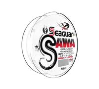 Seaguar YUKI SAWA - Lenza da pesca in fluorocarbon, 100% invisibile, 50 m, diametro: 0,35 mm