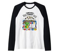 Seagull Dino Mite Kinder Dinosaur Back to School Student Kid Maglia con Maniche Raglan