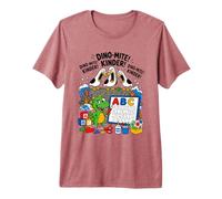 Seagull Dino Mite Kinder Dinosaur Back to School Student Kid Maglietta Premium