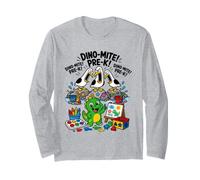 Seagull Dino Mite Pre K Dinosauro Back To School Student Kids Maglia a Manica