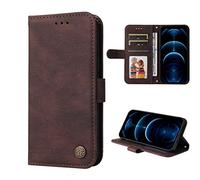 SEAHAI Cover per Honor 200 PRO 5G, Ultra Sottile Custodia Premium PU Pelle Portafoglio Kickstand Slot per Schede [RFID Blocking] TPU Antiurto Flip Cover Libro - Marrone