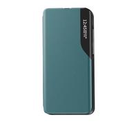 SEAHAI Cover per Honor X7b / Honor 90 Smart, Elegante Magnetico Case Traslucido View Standing Flip Custodia Full Body Protettiva Bumper Folio Copertura - Verde