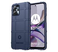 SEAHAI Cover per Motorola Moto G13 / Moto G23, Militare Custodia Protettiva con Tutto Il Corpo, Case Cover Antiurto Anti-Caduta con Fodera in Microfibra - Blu