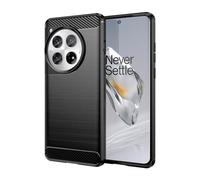 SEAHAI Cover per OnePlus 12R 5G, Ultra Sottile Custodia Silicone Gomma Gel Morbido + TPU Bumper Case Antiurto Antiscivolo Anti-Caduta Cover, Nero