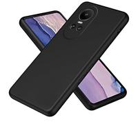 SEAHAI Cover per Oppo Reno 10 5G / Oppo Reno 10 PRO 5G, Custodia Sottile in Silicone Liquido in Gel Morbida con Fodera in Microfibra, Case Protettiva per Tutto Il Corpo Morbida al Tatto - Nero