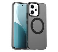 SEAHAI Cover per OPPO Reno 15 Pro 5G (Reno15 Pro) con Magnetico Adsorbimento Funzione, Ultra-sottile Glassato Traslucido Dura PC Custodia Silicone TPU Bumper Antiurto Case, Nero