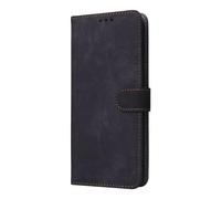 SEAHAI Cover per Oukitel C58 Pro/Oukitel C58, Ultra Sottile Custodia Premium Pelle Portafoglio Kickstand Slot per Schede [Protezione RFID] PU/TPU Antiurto Flip Cover Case - Nero