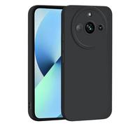 SEAHAI Cover per Realme 11 PRO 5G / Realme 11 PRO+ Plus 5G, Ultra Sottile Morbida Silicone Gel Custodia con Design di Protezione Fotocamera Addensato, Elegante Antiurto TPU Bumper Case - Nero