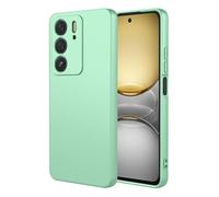 SEAHAI Cover per Realme 14X 5G / Realme C75 4G, Custodia Ultra Sottile in Silicone Liquido Gel Morbida con Design Dell'airbag Antiurto, Elegante Matte TPU Bumper Case Cover - Verde chiaro