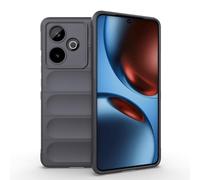SEAHAI Cover per Realme GT 7 5G / Realme GT 7T 5G, [Design dell'airbag] Robusto Custodia Sottile Protettiva, Silicone Morbido + TPU Bumper Case Antiurto Anti-caduta Cover - Grigio scuro