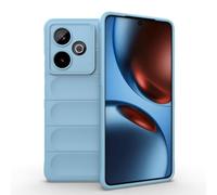 SEAHAI Cover per Realme GT 7 5G / Realme GT 7T 5G, [Design dell'airbag] Robusto Custodia Sottile Protettiva, Silicone Morbido + TPU Bumper Case Antiurto Anti-caduta Cover - Azzurro