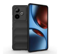 SEAHAI Cover per Realme GT 7 5G / Realme GT 7T 5G, [Design dell'airbag] Robusto Custodia Sottile Protettiva, Silicone Morbido + TPU Bumper Case Antiurto Anti-caduta Cover - Nero