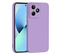 SEAHAI Cover per Realme Note 50 / Realme C53 / Realme C51, Ultra Sottile Morbida Silicone Gel Custodia con Design di Protezione Fotocamera Addensato, Elegante Antiurto TPU Bumper Case - Viola
