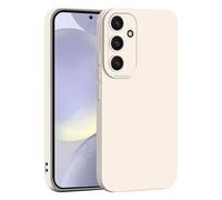 SEAHAI Cover per Samsung Galaxy S25 5G, Ultra Sottile Morbida Silicone Gel Custodia con Design di Protezione Fotocamera Addensato, Elegante Antiurto TPU Bumper Case - Bianco