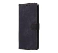 SEAHAI Cover per TCL 605 / TCL 60 SE, Ultra Sottile Custodia Premium Pelle Portafoglio Kickstand Slot per Schede [Protezione RFID] PU/TPU Antiurto Flip Cover Case - Nero