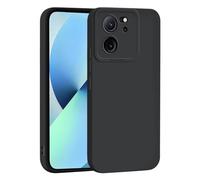 SEAHAI Cover per Xiaomi 13T 5G / Xiaomi 13T PRO 5G, Ultra Sottile Morbida Silicone Gel Custodia con Design di Protezione Fotocamera Addensato, Elegante Antiurto TPU Bumper Case - Nero