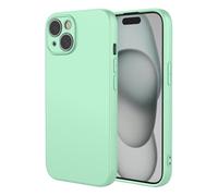 SEAHAI Cover per Xiaomi Redmi 15C 5G/4G/POCO C85, Custodia Ultra Sottile in Silicone Liquido Gel Morbida con Design Dell'airbag Antiurto, Elegante Matte TPU Bumper Case Cover - Verde chiaro