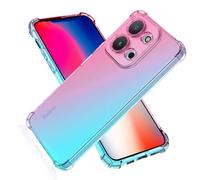 SEAHAI Cover per Xiaomi Redmi 15C 5G/4G/POCO C85, Ultra Sottile Custodia in TPU a Gradiente Colori, Trasparente Silicone Morbido Case Antiurto Fodera, Rosa/Verde