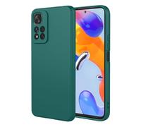 SEAHAI Cover per Xiaomi Redmi Note 11 PRO+ Plus 5G, Custodia Ultra Sottile in Silicone Liquido Gel Morbida con Design Dell'airbag Antiurto, Elegante Matte TPU Bumper Case Cover - Verde Scuro