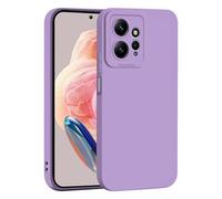 SEAHAI Cover per Xiaomi Redmi Note 12 4G, Ultra Sottile Morbida Silicone Gel Custodia con Design di Protezione Fotocamera Addensato, Elegante Antiurto TPU Bumper Case - Viola