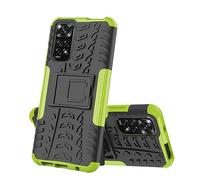 SEAHAI Cover per Xiaomi Redmi Note 12S 4G, Antiurto Protezione Silicone con Supporto Pieghevole Nascosto Kickstand Rugged Custodia Case - Verde