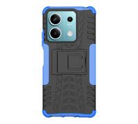 SEAHAI Cover per Xiaomi Redmi Note 13 5G, Antiurto Protezione Silicone con Supporto Pieghevole Nascosto Kickstand Rugged Custodia Case - Blu