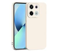 SEAHAI Cover per Xiaomi Redmi Note 13 PRO 5G / Poco X6 5G, Ultra Sottile Morbida Silicone Gel Custodia con Design di Protezione Fotocamera Addensato, Elegante Antiurto TPU Bumper Case - Bianco