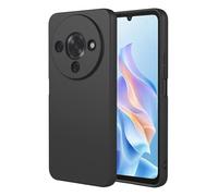 SEAHAI Cover per ZTE Blade A76 5G, Custodia Ultra Sottile in Silicone Liquido Gel Morbida con Design Dell'airbag Antiurto, Elegante Matte TPU Bumper Case Cover - Nero