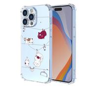SEAHAI Hülle für OPPO A5X 5G/4G, Bunte Schön Blumen Ultra Dünn Transparent Handyhülle Weich Silikon TPU Bumper Stoßfest Case Schutzhülle - Kleintiere