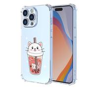 SEAHAI Hülle für OPPO A5X 5G/4G, Bunte Schön Blumen Ultra Dünn Transparent Handyhülle Weich Silikon TPU Bumper Stoßfest Case Schutzhülle - Kätzchen