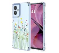 SEAHAI Hülle für OPPO A5X 5G/4G, Bunte Schön Blumen Ultra Dünn Transparent Handyhülle Weich Silikon TPU Bumper Stoßfest Case Schutzhülle - Reben