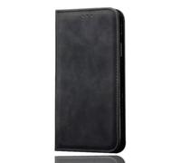 SEAHAI Hülle für OPPO A5X 5G/4G Handyhülle, Premium PU Flip Brieftasche Schutzhülle mit Ständer/Kartenfach/Magnetisch Stoßfeste Lederhülle Ultra-dünn Klapphülle - Schwarz