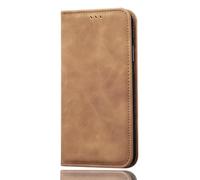 SEAHAI Hülle für OPPO A5X 5G/4G Handyhülle, Premium PU Flip Brieftasche Schutzhülle mit Ständer/Kartenfach/Magnetisch Stoßfeste Lederhülle Ultra-dünn Klapphülle - Braun