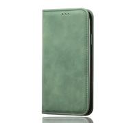 SEAHAI Hülle für OPPO A5X 5G/4G Handyhülle, Premium PU Flip Brieftasche Schutzhülle mit Ständer/Kartenfach/Magnetisch Stoßfeste Lederhülle Ultra-dünn Klapphülle - Grün