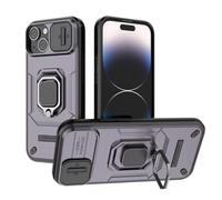 SEAHAI Hülle für OPPO A5X 5G/4G, [Militärische Stoßfest Case] Ultra Dünn Silikon TPU + Harter PC Zurück Handyhülle Schutzhülle mit Kameraschutz und Ring Ständer - Lila
