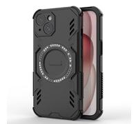 SEAHAI Hülle für OPPO A5X 5G/4G mit Magnetische Adsorptionsfunktion, [Militärische Stoßfest Case] Ultra Dünn Harter PC Schutzhülle Silikon TPU Bumper Handyhülle, Schwarz