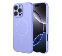 SEAHAI Hülle für OPPO A5X 5G/4G mit Magnetische Adsorptionsfunktion, Ultra Dünn Weich Liquid Silikon Stoßfeste Handyhülle, Stilvoll Matt Seidig TPU Schutzhülle - Lila