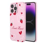 SEAHAI Hülle für OPPO A5X 5G/4G, Ultra Dünn Weich Liquid Silikon Stoßfeste Handyhülle, Stilvoll TPU Schutzhülle mit Niedlichen Blüten und Tierischen Mustern - Rosa S07