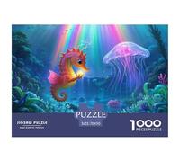 Seahorse 1000 Pieces Jigsaw Puzzles For Adults Family Challenge Toys Stress Relieving Entertainment Exercise The Memory of The Brain for Adults And Kids, Age 12 Years Up 70x50cm/1000pcs
