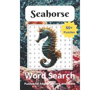 Seahorse Word Search Puzzle Book: Word Searches with Easy to Read Print about Hippocampus, Sea Animals, and More | 6x9 inches, 110 pages | 50+ Puzzles... Gift for Vacations, Holidays and Fun Times